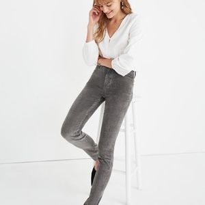 NWOT Madewell High Rise Skinny Jeans Corduroy